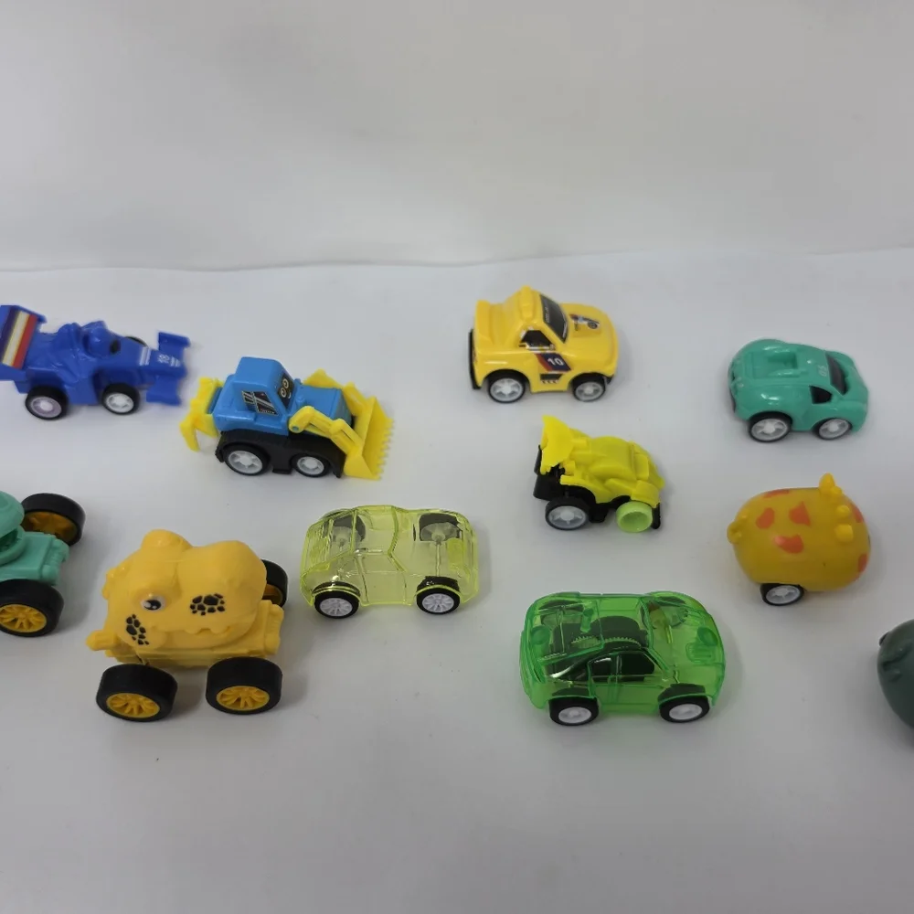 Plastic Toy Pullback Cars Lot